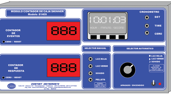 MODULO DE CONTROL - CAJA DE SKINNER